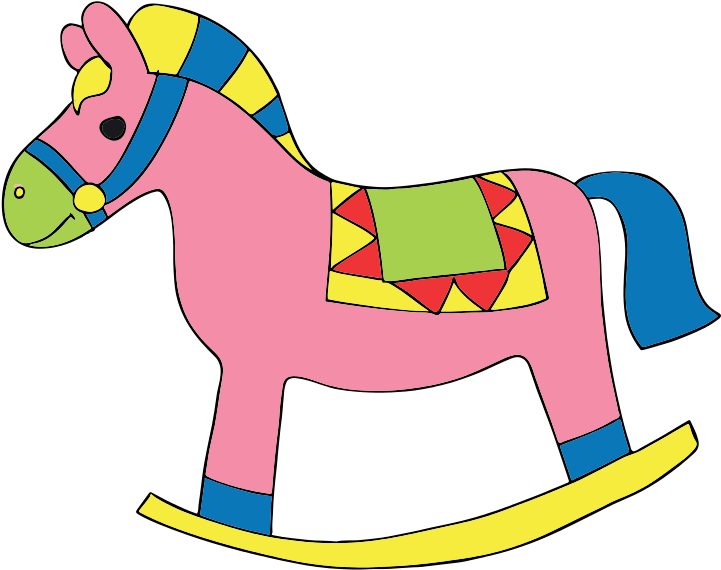 Image Stock Toy Horse - Rocking Horse Clipart Png (787x659), Png Download