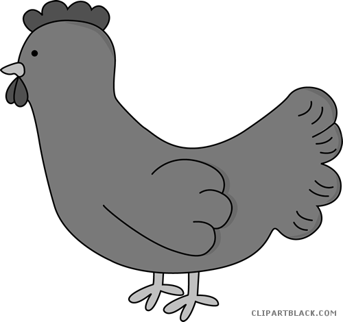 Chicken Clipart Animal - Clip Art (500x470), Png Download