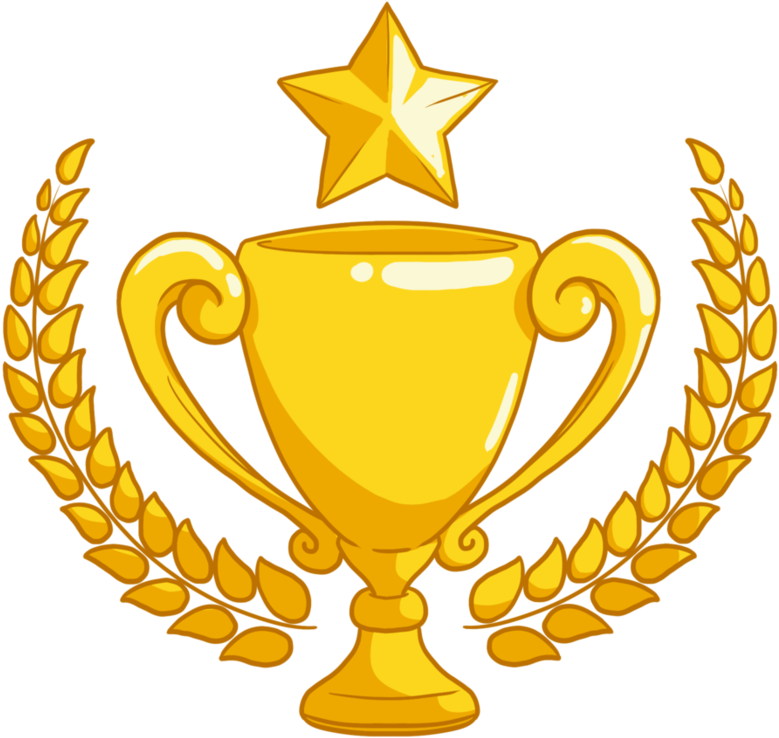 Winner By Papillonstudio On Deviantart Clipart - Trophy Icon Png (894x894), Png Download