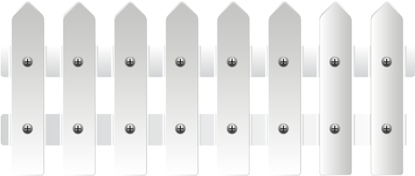 Fence Png - Clip Art (600x265), Png Download