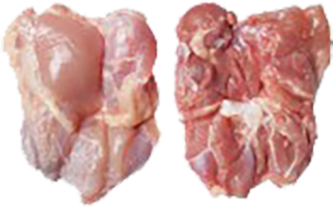 Skinless Boneless Chicken Leg (500x500), Png Download