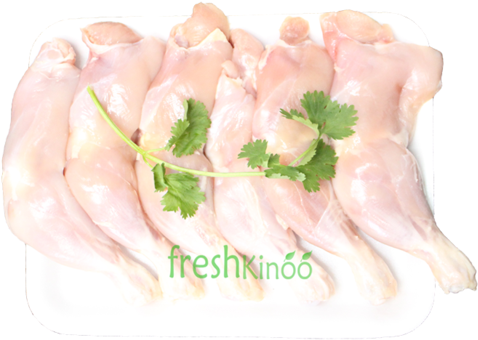 Halal Medium Chicken Legs - Chicken Meat (480x359), Png Download