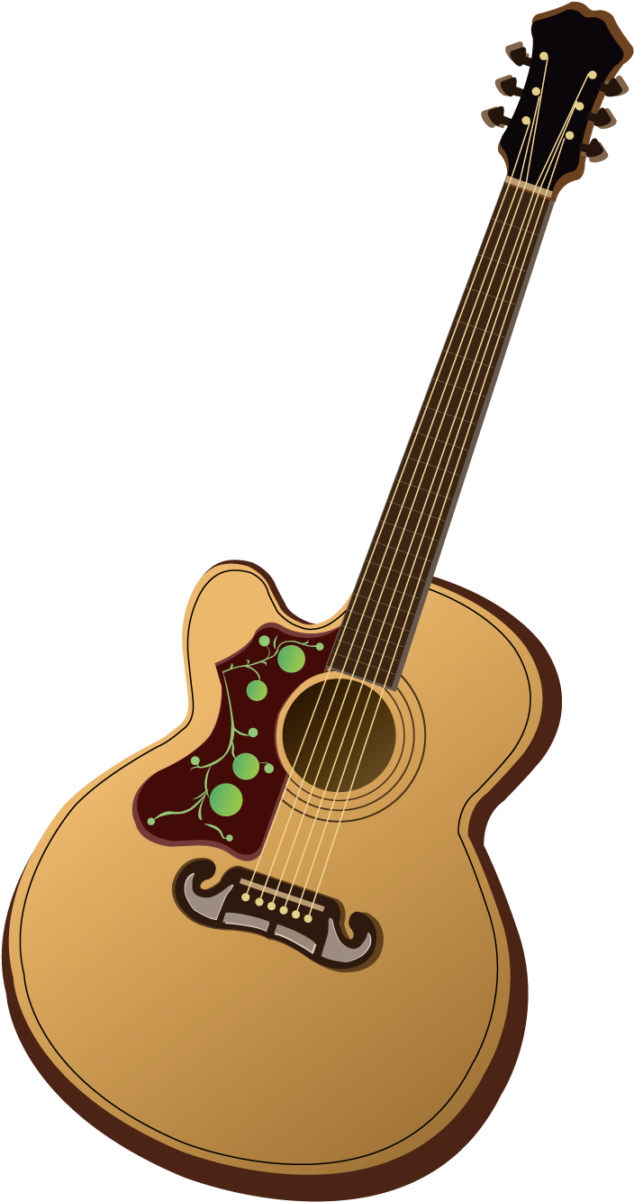 Png Royalty Free Download Pixabay Folk - Acoustic Guitar Vector Png Hd (2300x1625), Png Download