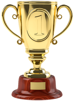 Gold Cup First One - Sports Trophy Transparent (400x400), Png Download