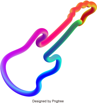 3d Guitar Vector Design, 3d, Guitar Vector, Guitar - Guitarra 3d Png (360x360), Png Download