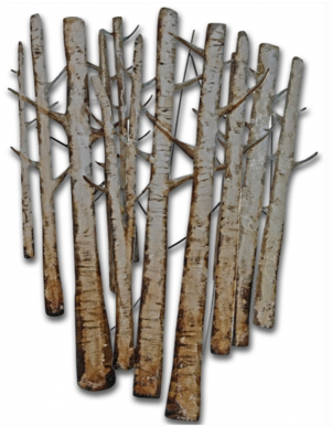 Midwest In The Woods Metal - Wood (750x500), Png Download