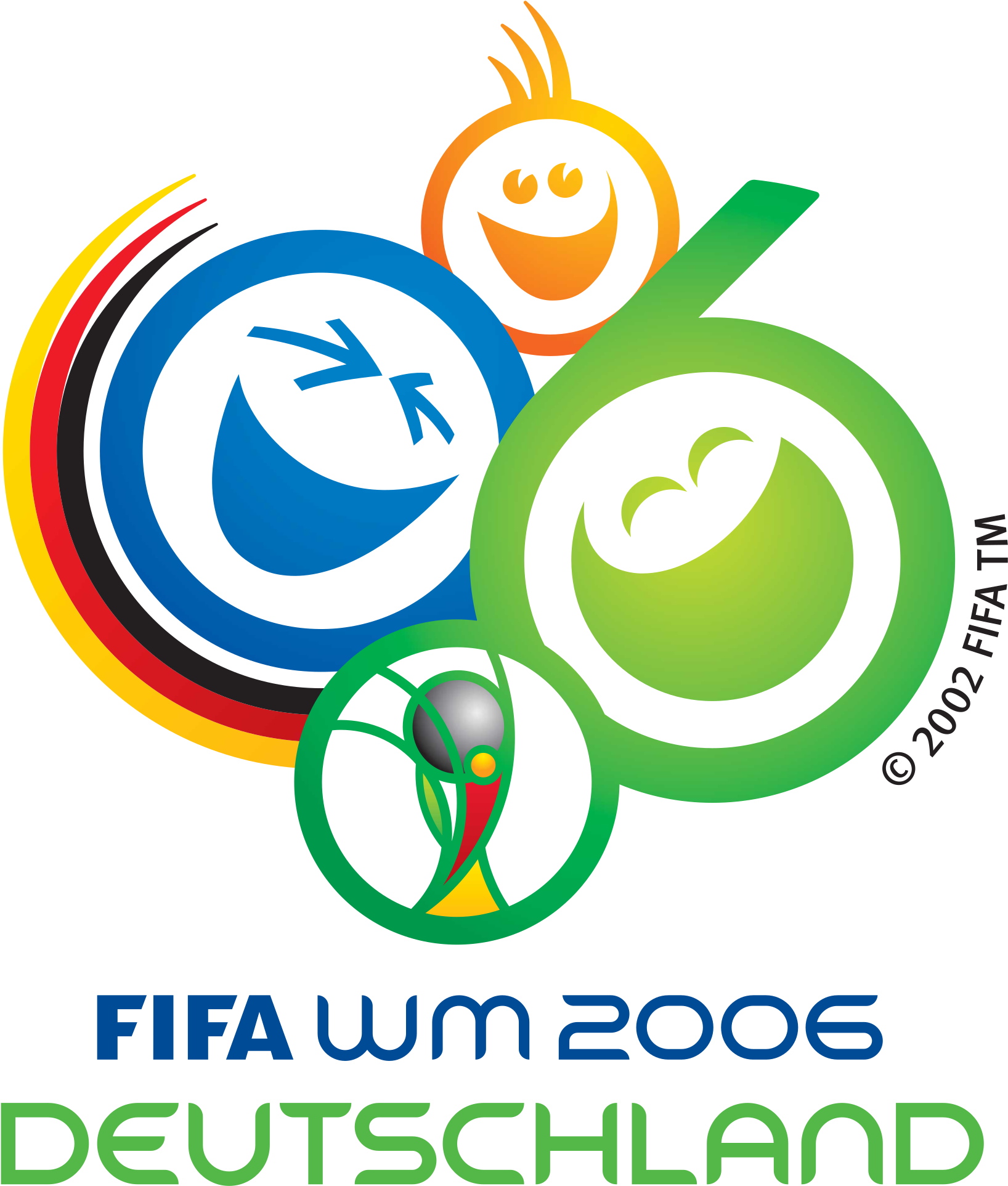 Logo Fifa World Cup 2006 Germany - Fußball Wm 2006 Logo (2000x2000), Png Download