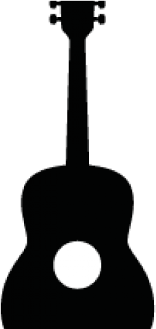 Acoustic Guitar Silhouette (640x480), Png Download