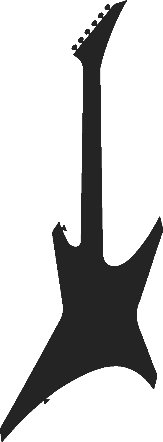Warrior - Jackson Rr Guitar Build (552x1493), Png Download