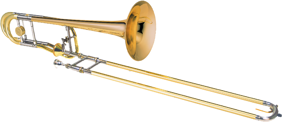 Trombone Png - Brass Band Instruments Trombone (960x475), Png Download