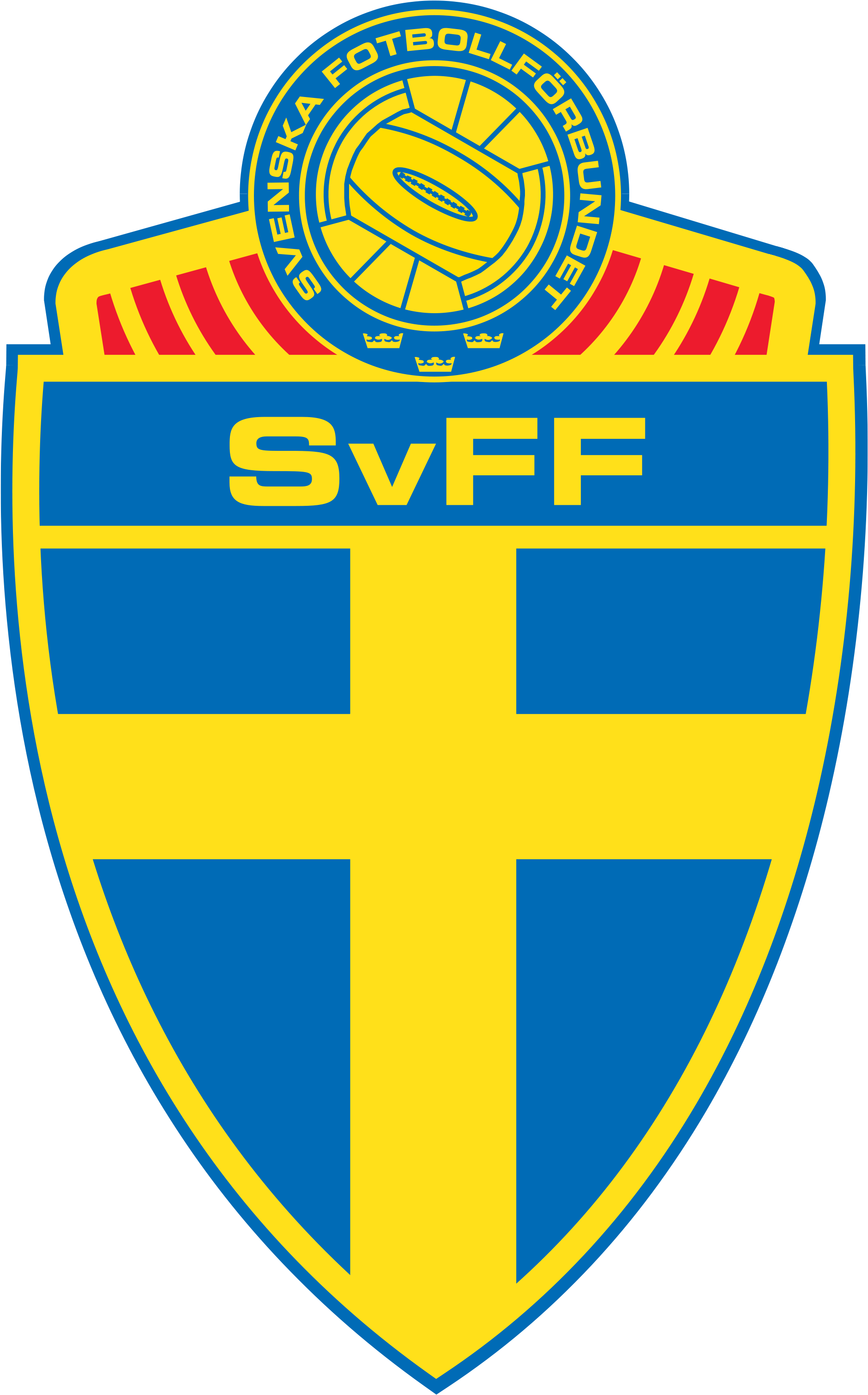 Sweden Football Shop, Football Team Logos, Sports Logos, - Sweden National Football Team Logo (2000x3075), Png Download