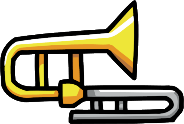 Trombone Png (591x397), Png Download