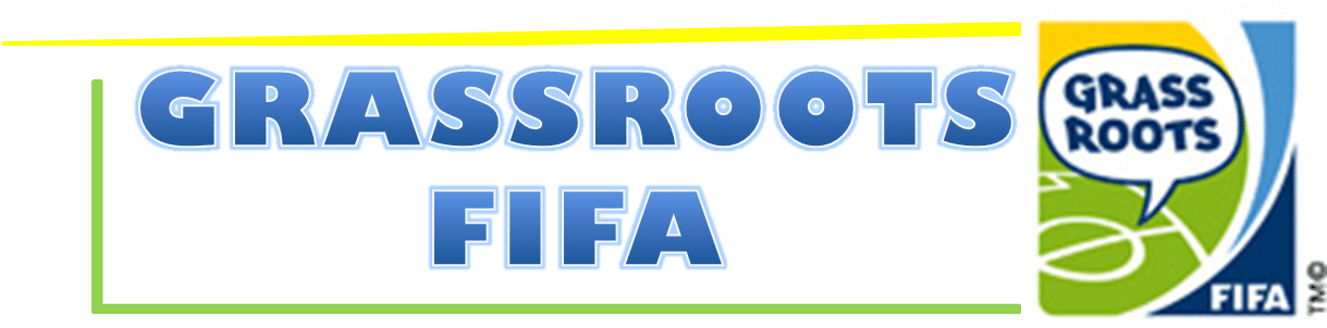 '6 To 8 Years Old Running With The Ball/passing' Tacticalpedia - Grass Roots Logo Fifa (1218x326), Png Download