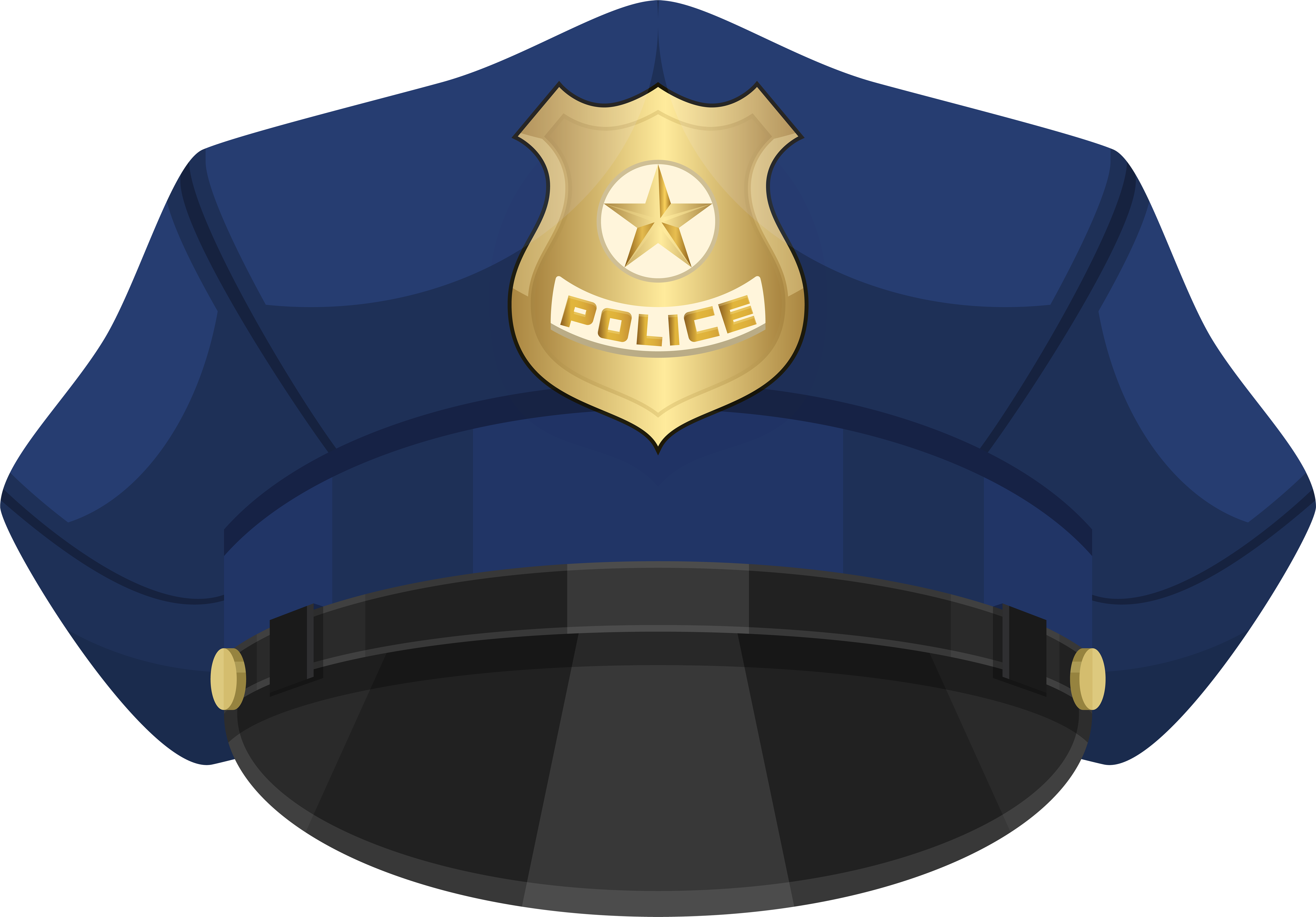 Police Capclip Art (8000x5621), Png Download