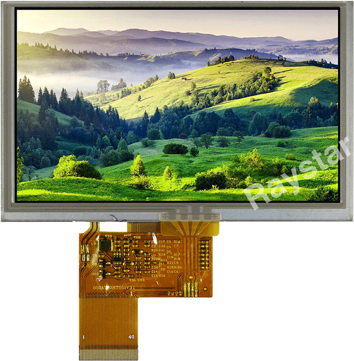 5 Inch Resistive Touch Screen Tft Lcd Display (1000x800), Png Download