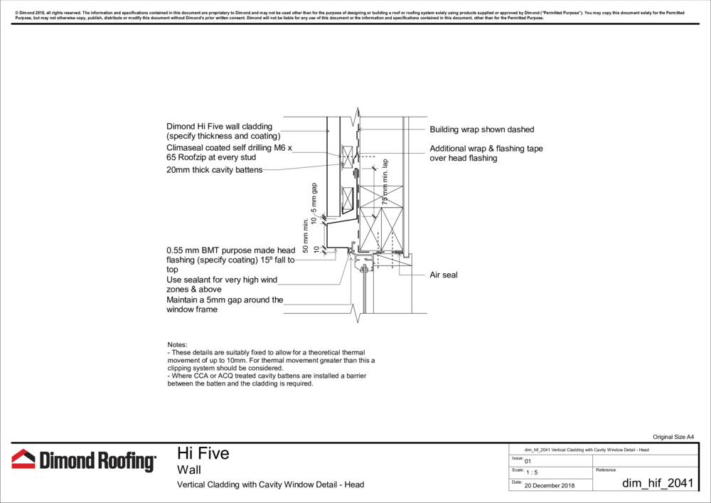 Vertical Cladding With Window Detail (1000x707), Png Download