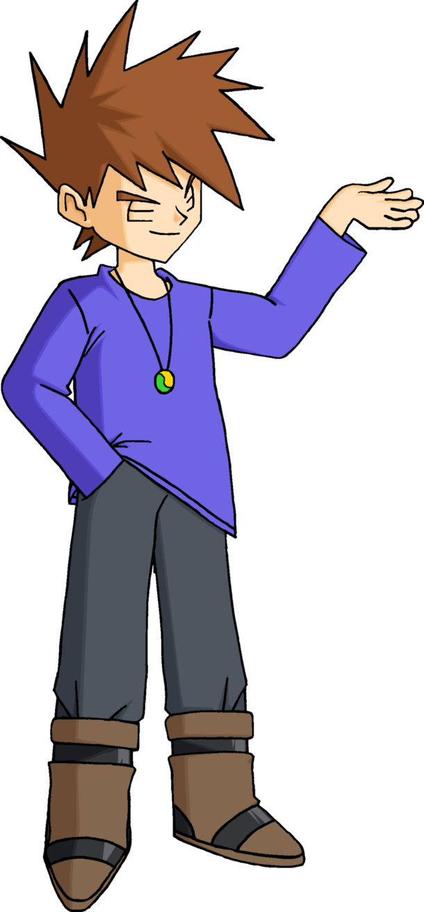 Gary Oak Png (610x1311), Png Download