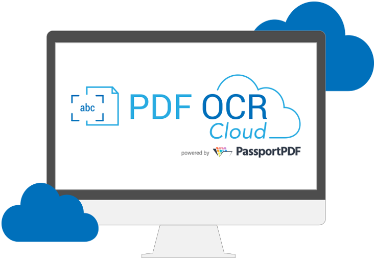 Pdf Ocr Cloud (734x506), Png Download