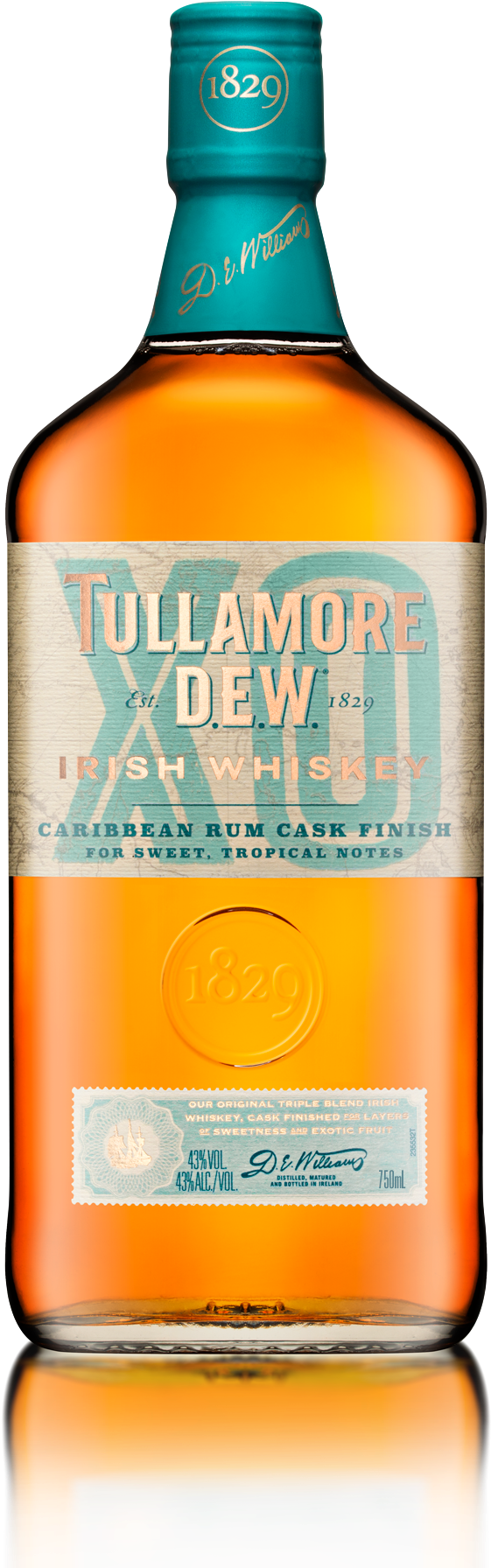Tullamore D - E - W - Xo Caribbean Cask- Townandcountrymag (1367x2048), Png Download
