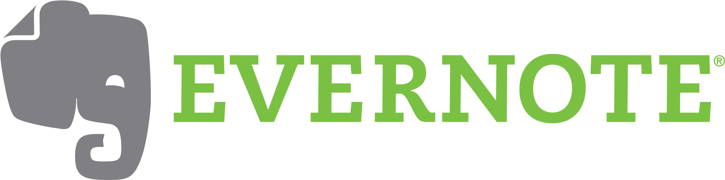 Evernote-logo (2372x616), Png Download