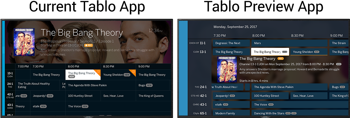 As A Native App, Tablo Preview App For Android Tv And (1200x441), Png Download