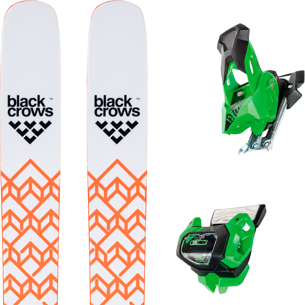 Black Crows Nocta 2019 Tyrolia Attack² 13 Gw Green (600x600), Png Download