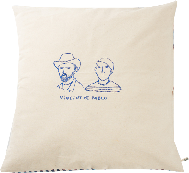 Bobo Choses Cushion Cover Vincent Et Pablo (960x720), Png Download