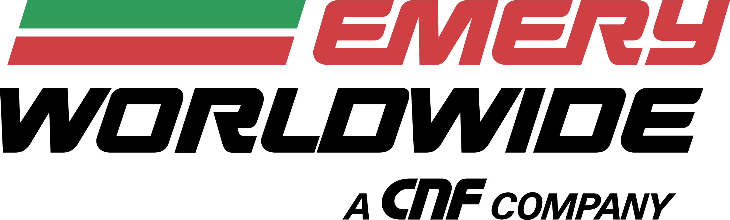 Emery Worldwide 1 Logo Png Transparent (2400x725), Png Download