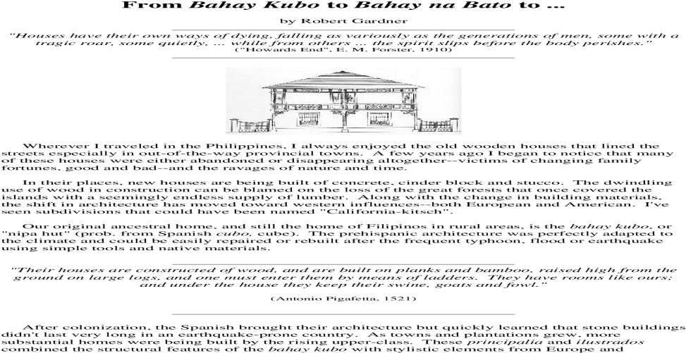 From Bahay Kubo To Bahay Na Bato To (1200x630), Png Download