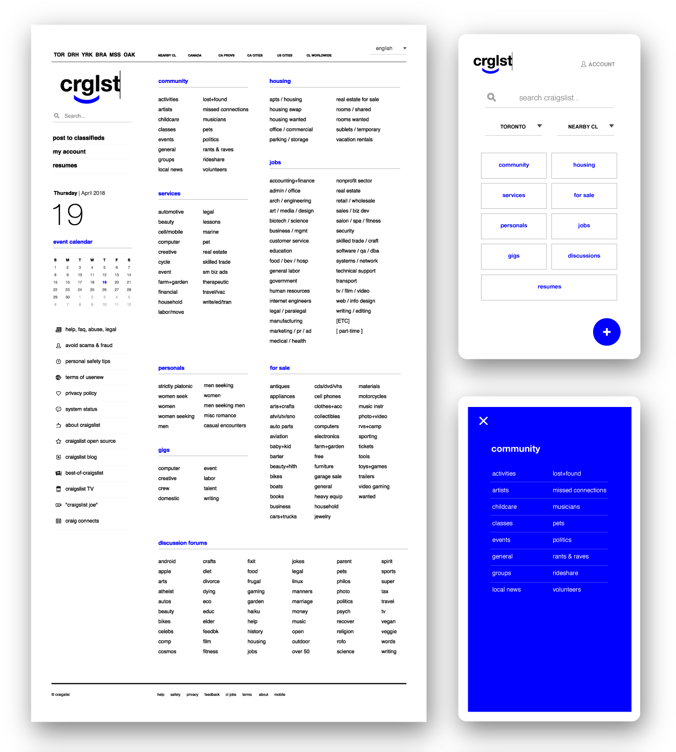 Craigslist 2 - (1331x1475), Png Download