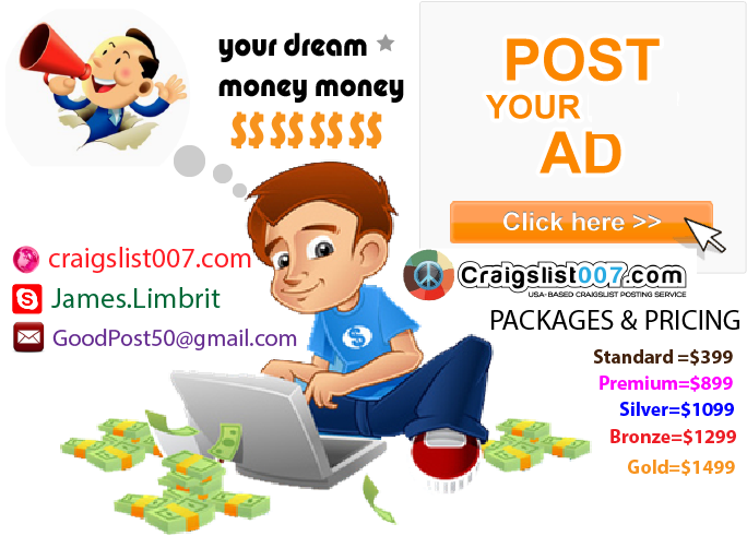 Do You Want 100% Live Ads Post On Craigslist In Any (683x498), Png Download
