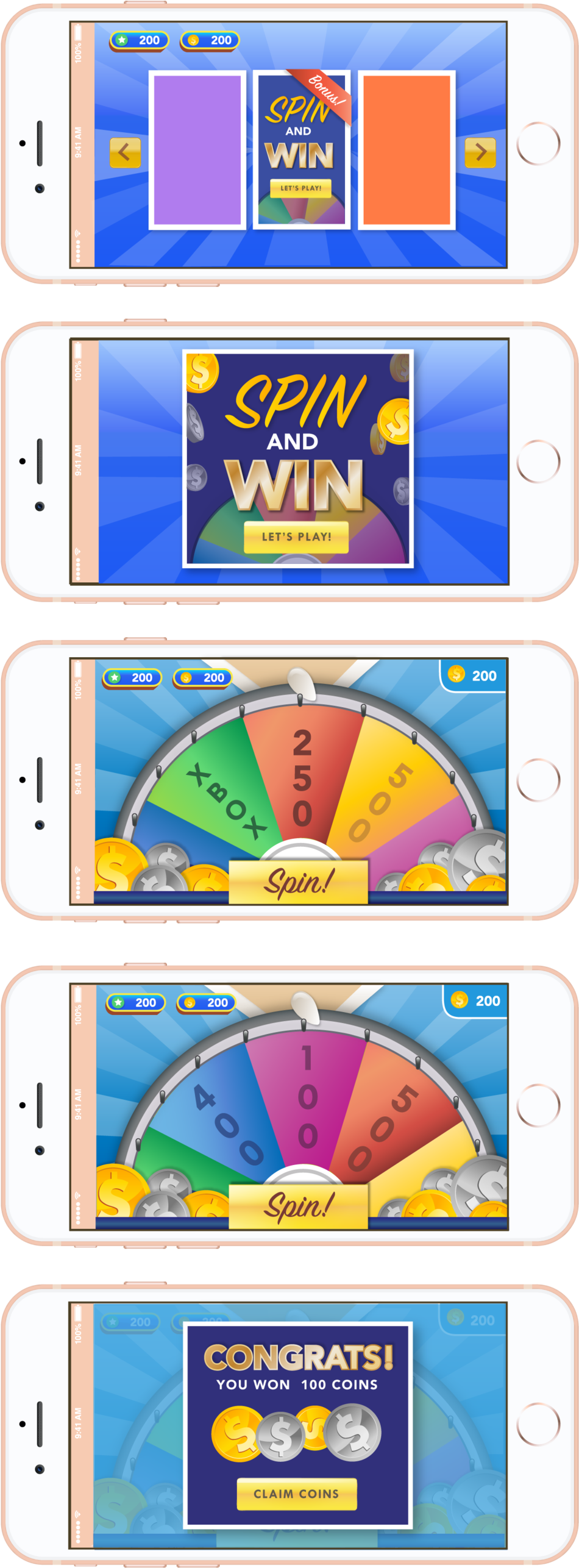 All Go Wild Spin & Win App Mockup Whole Foods Emails (1000x2634), Png Download