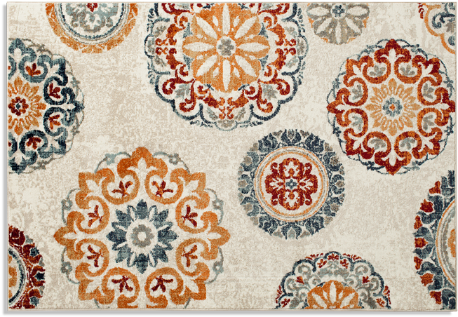 Technicolor Rug 5' X 7' (850x534), Png Download