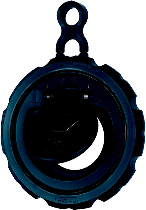 Praher Series K6 6" Wafer Spring Check Valve, Pvc Body, (500x710), Png Download