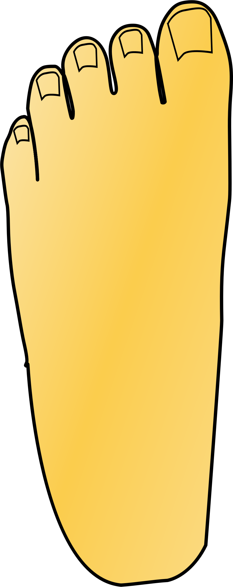 This Free Icons Png Design Of Foot Left (906x2280), Png Download