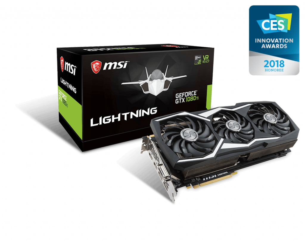 Geforce Gtx 1080 Ti Lightning Z (1024x820), Png Download