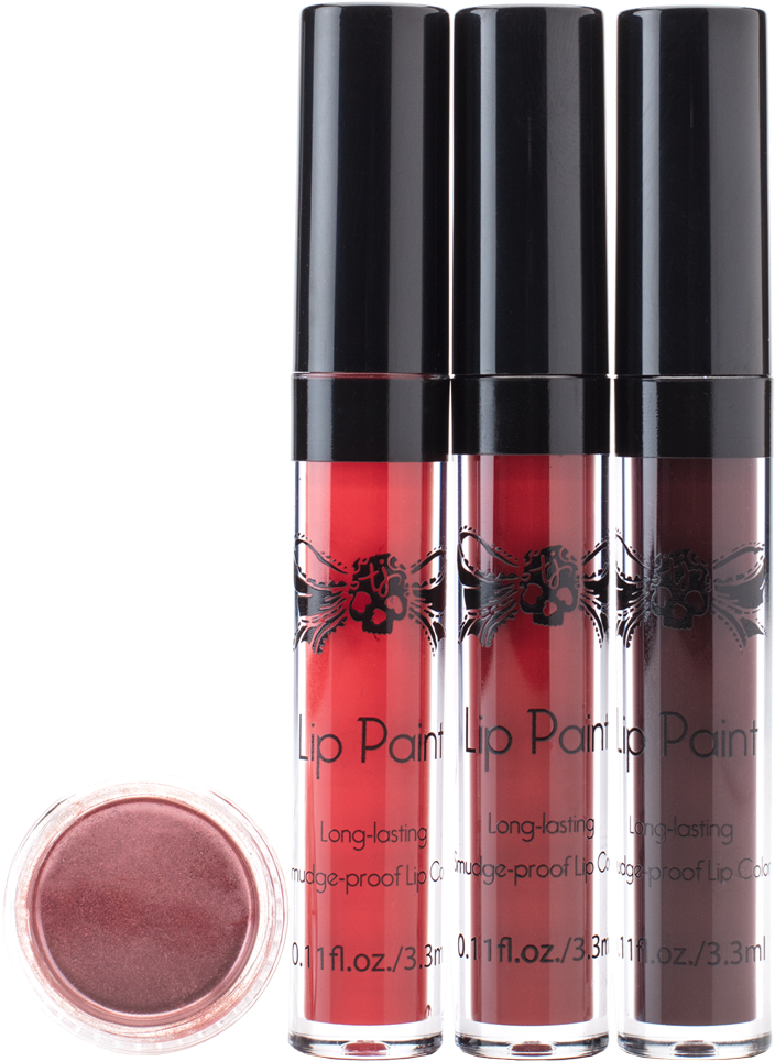 Tattoo Junkee Flaming Mad Red Lip Paints Kit (1000x1000), Png Download