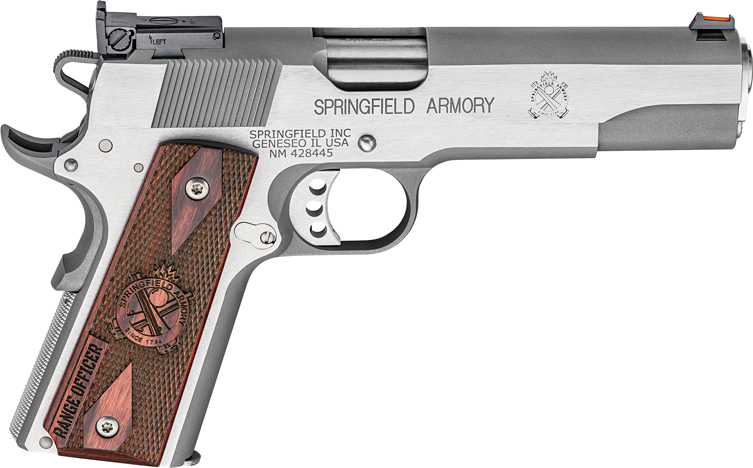 Springfield Armory Pi9122l 1911 Single 9mm 5″ 9 1 Cocobolo (3077x1928), Png Download