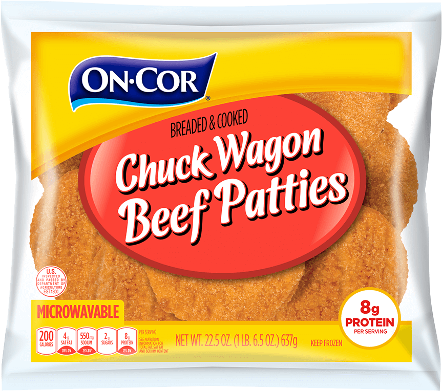 Chuck Wagon Beef Patties (926x806), Png Download
