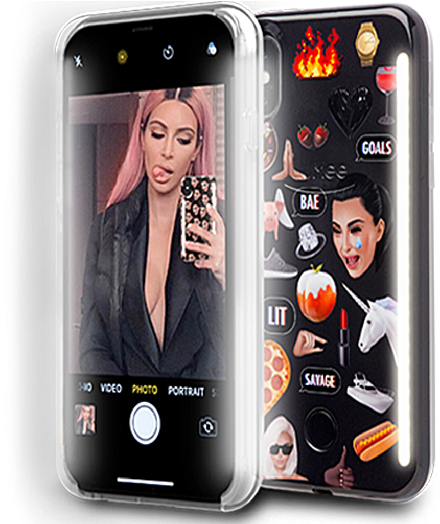 Lumee Duo Kimoji Multi Black (1024x1024), Png Download