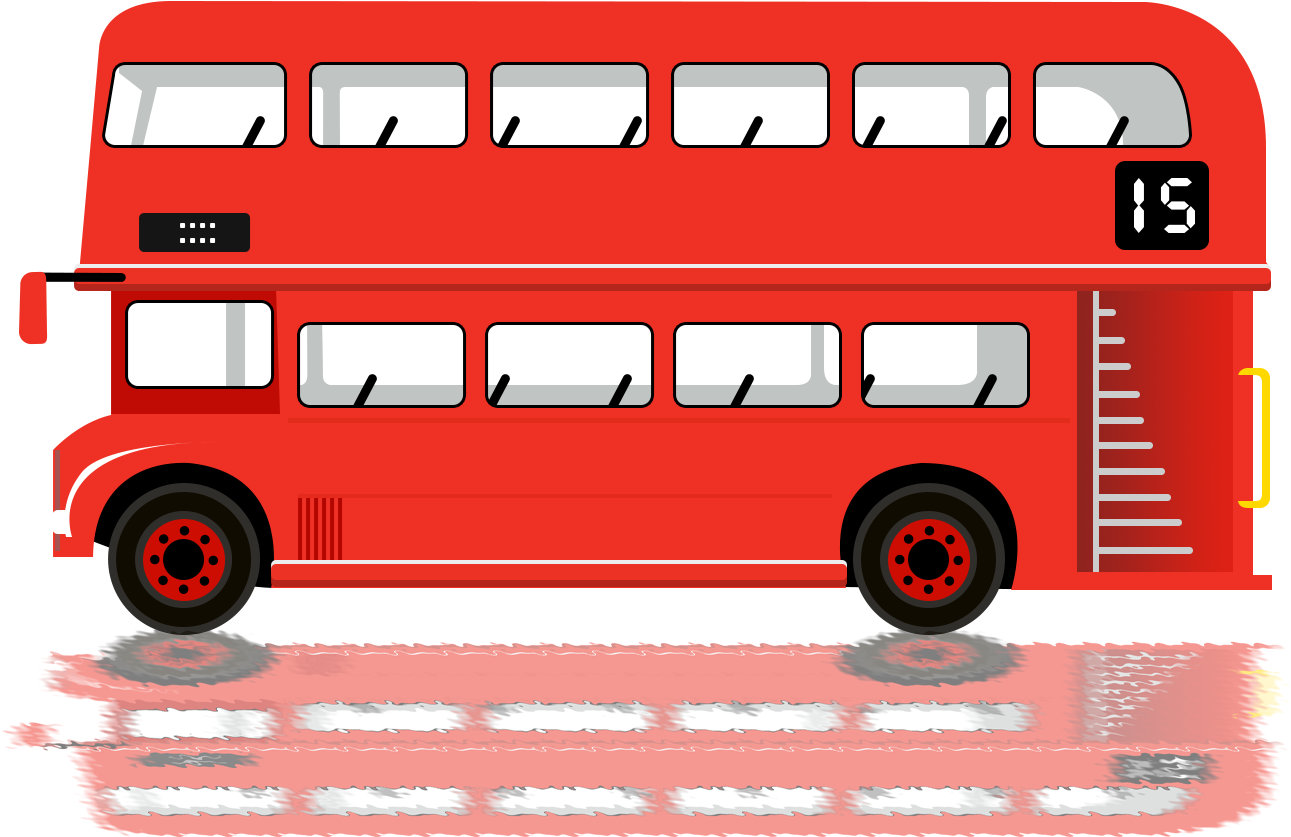 Autobus Transport Rouge Png Et Psd - Double-decker Bus (2000x2000), Png Download
