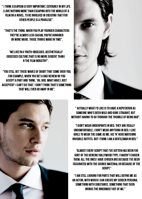 “ Ben Barnes Fangirl Challenge Favorite Ben Barnes - Ben Barnes Love Quotes (500x700), Png Download