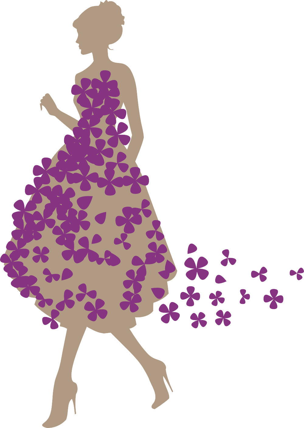 Vector Ladies Suit - Dress Logo Png (1000x1407), Png Download