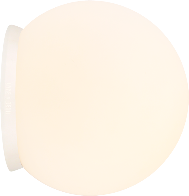 Sphere Lamp White Base 200mm - Circle (900x900), Png Download