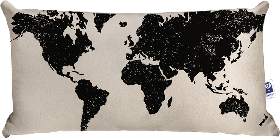 Mapamundi Xl - Bni World Map Png (1000x510), Png Download