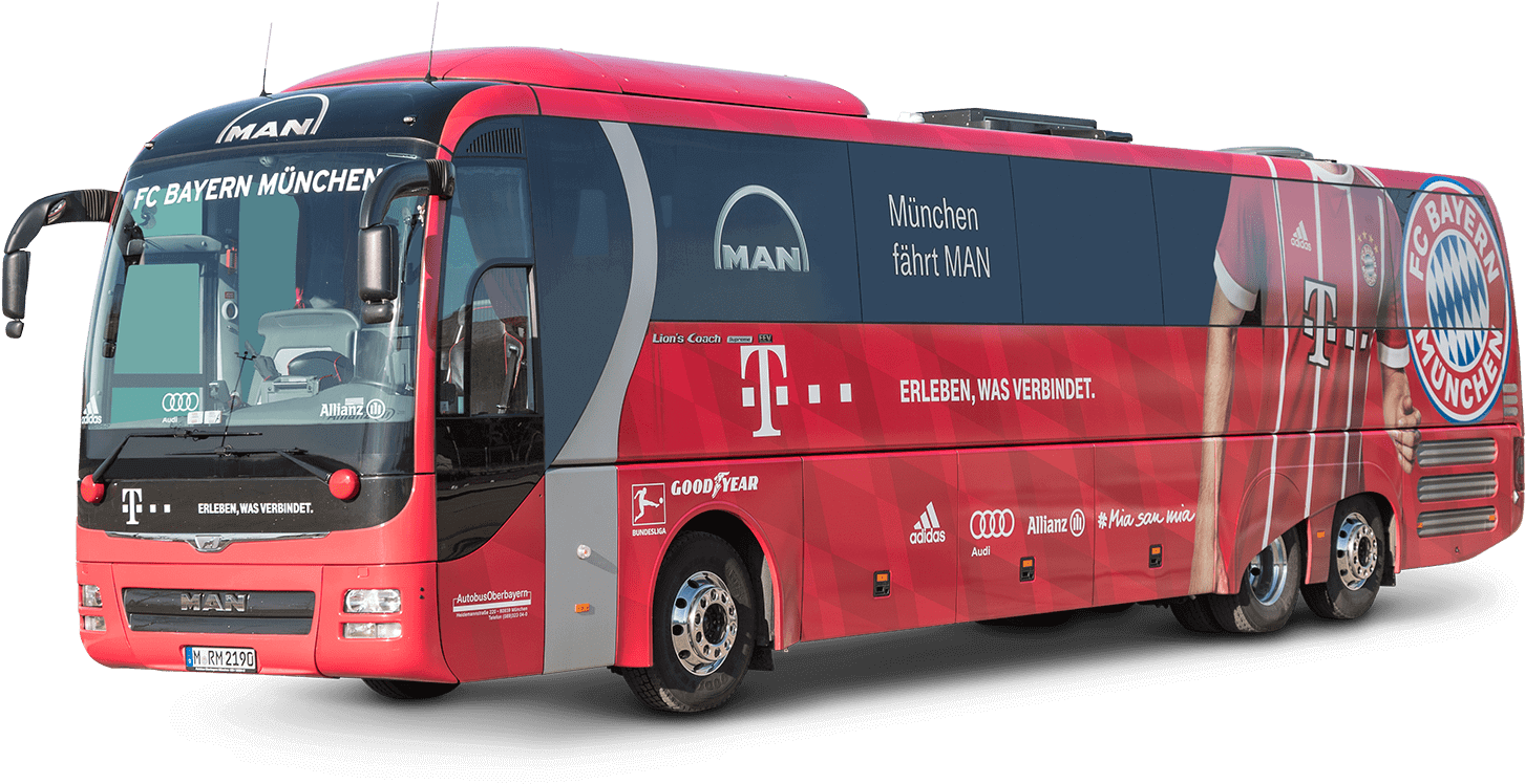 Our Team Buses - Tour Bus Service (2200x1200), Png Download