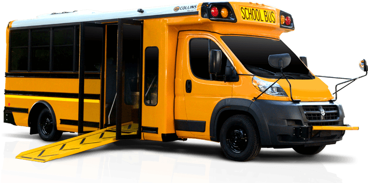 Low Floor Angle Sm - Collins Low Floor Bus (799x389), Png Download