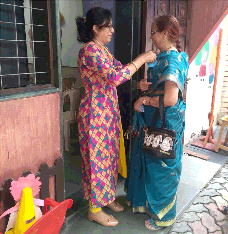 Kindergarten Grandparents Day - Sari (1200x800), Png Download