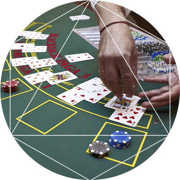 Blackjack Card Game Rules - Blackjack Table (598x606), Png Download