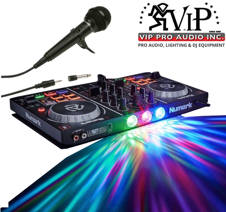 Details About Numark Party Mix Dj Controller W/ Built-in - Numark Part Mi (778x730), Png Download